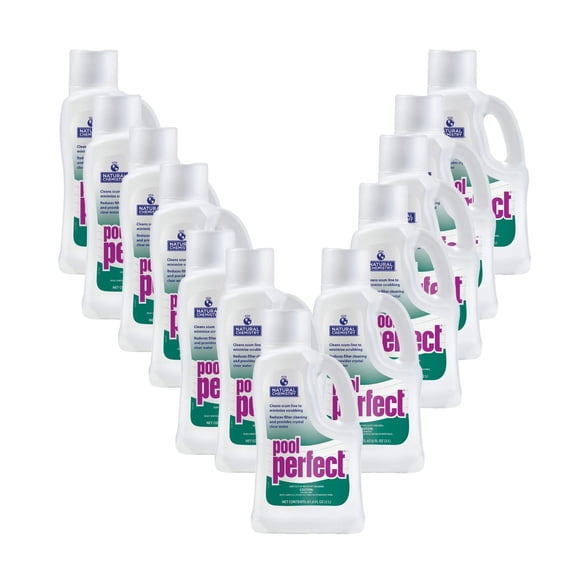 Limpiador de piscina Natural Chemistry Pool Perfect 2 L, paquete de 12