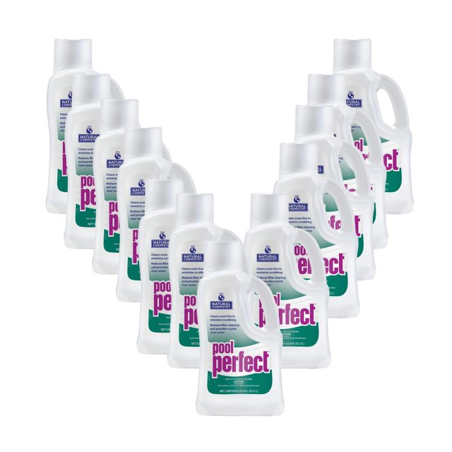 Limpiador de piscina Natural Chemistry Pool Perfect 2 L, paquete de 12