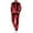 Z1-Wine Red, variant on Mens Tracksuit 2 Piece Set Velour Sweatsuit Jogging Suits Full Zip Jacket Pants Outfits Christmas Gift for Men