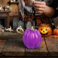 thumbnail image 7 of Cozival Small Realistic Artificial Pumpkin with Vine, Mini Decorative Pumpkin for Fall Home Decor, Thanksgiving ,Table Centerpiece,5x8.5cm, 7 of 7