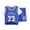 N42-Blue, variant on RMGVDSD Boys Athletic 2 Piece Outfits Kids Sports Shorts Sets Summer Short Sleeve T-Shirt And Shorts Suit Boys Fashion Quick Drying Basketball Training Clothes 2-3 Years