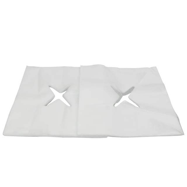 Face Rest Cover, Soft Clean Skin Friendly Hole Design Massage Bed Face Rest Cover For Baths For Beauty Salons For Clubs White,Pink,Blue