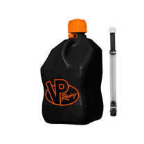 VP Racing 3852-CA, 5.5 Gallon Square V-Twin Jug with Deluxe Filler Hose (1 Pack)