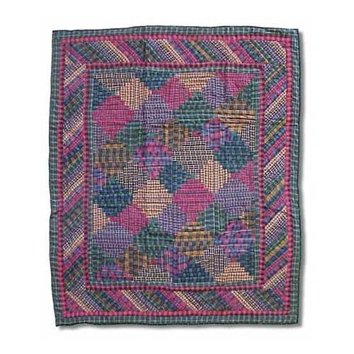 Tartan Log Cabin Throw