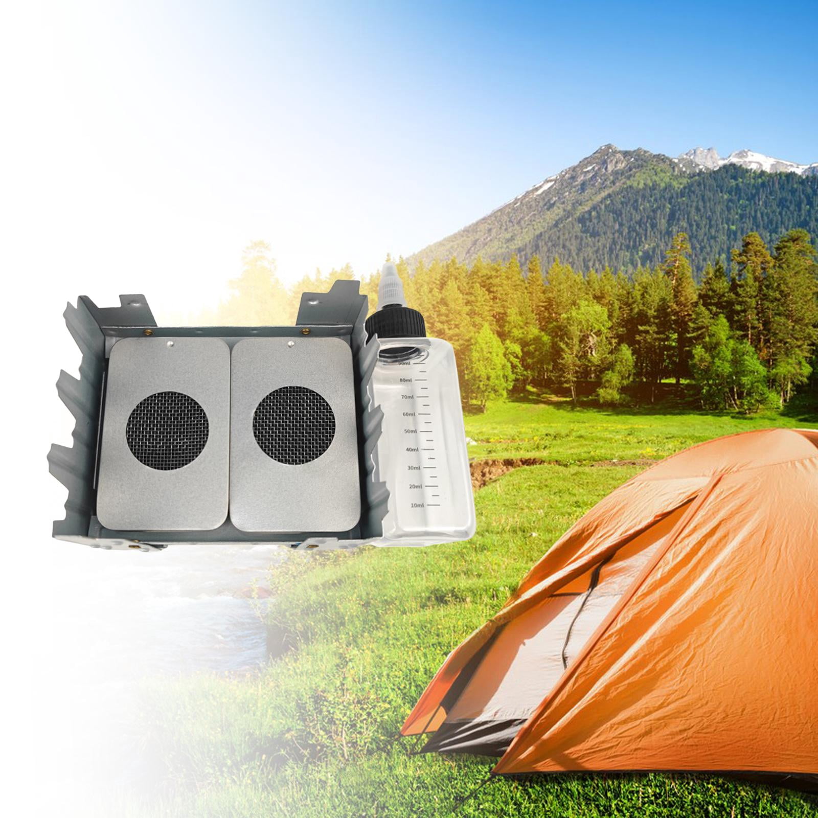 Alcohol Camping Stoves set pockets Stainless Steel Alcohol Furnace High Flame Burner Picnic Tool Alcohol Heater for Camping BBQ Pot Cooking B