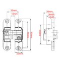 thumbnail image 4 of de puerta de para puerta plegable para residenciales comerciales Bronce_2 verde Soledad Bisagra de puerta oculta, 4 of 8