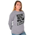 thumbnail image 4 of Hunter Funny Earned a Few Bucks Long Sleeve TShirt Men Women Brisco Brands S, 4 of 6