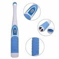 thumbnail image 2 of Cepillo de limpieza eléctrico profesional, depurador sónico potente, pieza de limpieza de polvo, depurador eléctrico cómodo, cocina y baño Suministros de limpieza para el hogar Azul blanco Yuarrent HA023989-01, 2 of 6