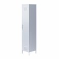 thumbnail image 5 of Novogratz Cache 1-Door Tall Single Metal Locker Style Storage Cabinet, Powder Blue, 5 of 12