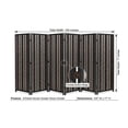 thumbnail image 3 of Legacy Decor Room Divider Bamboo Black 6 Panels 6ft Tall 104" Wide, 3 of 7