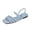 Dark Gray, variant on Flat Slippers for Women Square Toe Open Toe Summer Comfort Bohemia Sandals Low Heel Bottom Anti Slip Simple Solid Colour Footwear,Dark Gray 38