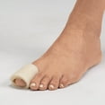 TubularFoam Toe Bandage, Soft Foam Tubes to Absorb Pressure Size Large, Measures 1" x 3