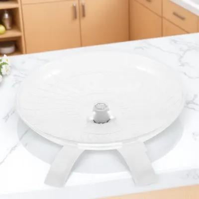 YUNLIGHTS Silent Hamster Wheel White Plastic for Hamsters Mice Gerbils Chinchillas