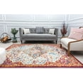 thumbnail image 3 of Harper HY50Q Amelia Blush Abstract Vintage White Area Rug, 8'0"X10'0", 3 of 5