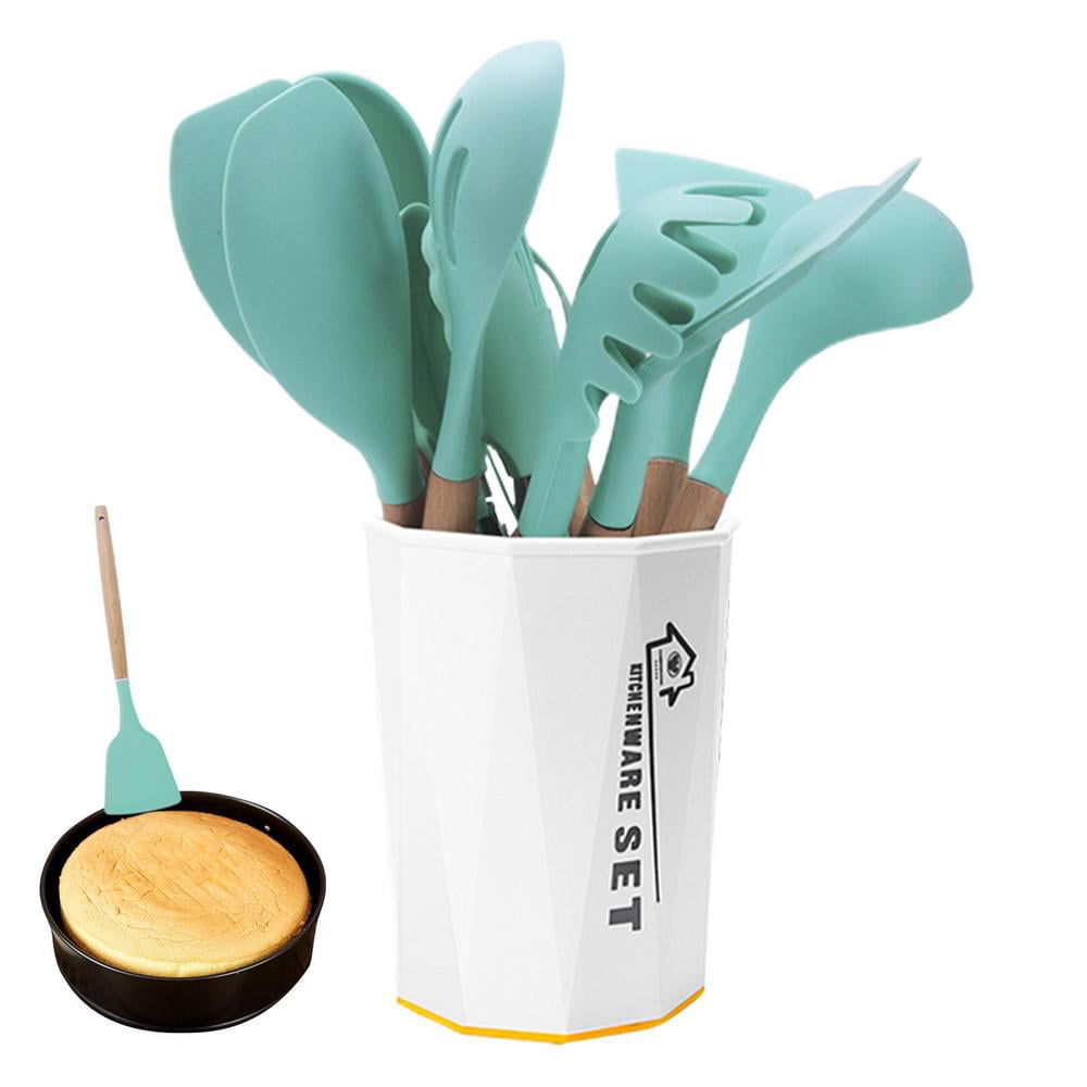 10/11pcs Silicone Kitchenware Non-stick Cookware Cooking Tool