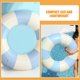 thumbnail image 3 of GOOHOCHY Tubo flotante para piscina, anillo de natación de verano, anillo de natación inflable colorido de PVC, tamaño 90#, 3 of 7