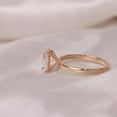 thumbnail image 3 of Cora Jewellery 1.7CT Oval Solitaire Moissanite Engagement Ring For Women, 18K Rose Gold, 3 of 7