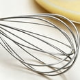 thumbnail image 6 of Stainless Steel Wire Whisk for Cooking, Wooden Handle Kitchen Multi Function Non Stick Balloon Whisk Egg Beater for Blending Whisking Beating Frothing Stirring Batters, 6 of 8