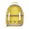 thumbnail image 2 of Bird Carrier Bag Cage Pet Parrot Backpack Shoulder Strap Transparent Cover with Yellow, 2 of 10