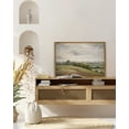 thumbnail image 2 of Drsoum 16x24in Landscape Canvas Vintage Classical Framed Paints White Clouds Over Vast Grassland Room Decor - Natural Framed, 2 of 6