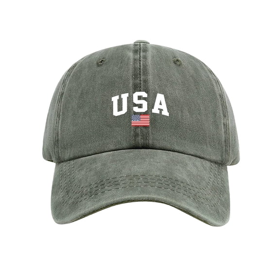 Green Baseball Caps Adult Casual Fashion Solid Adjustable Outdoor Sunshade Breathable Hat