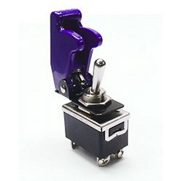 Safety Toggle Switch DPST 20 Amp " PURPLE"