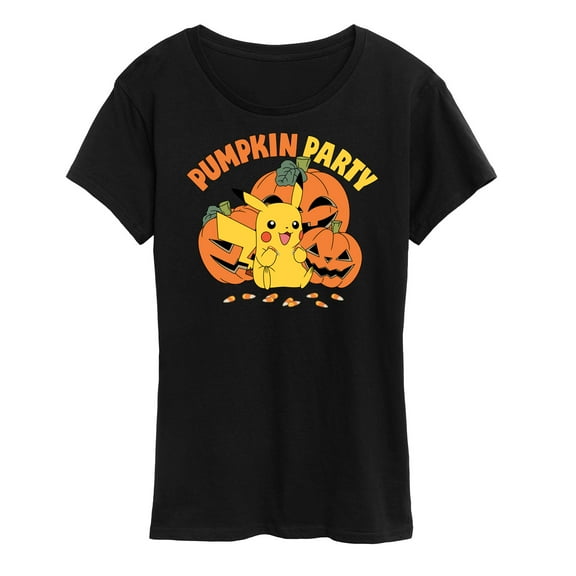 Pokémon - Pumpkin Party - Women's Short Sleeve Graphic T-Shirt