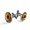 Color 1, variant on Men's Classic Stainless Steel, Skull Flowers Pattern Cufflinks Business Wedding Shirts, Black