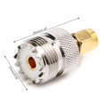 thumbnail image 3 of SMA Male To UHF Female RF Coaxial Connector Adapter SO-239 SO239, 3 of 3