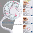 thumbnail image 4 of Clip Fan Recargable con batería Clip en Mini ventilador de escritorio para cochecitos de bebé, hogar, oficina, dormitorio, Fokelyi 220202-1, 4 of 9