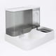 thumbnail image 2 of Dispensador de comida y agua para mascotas 2 en 1, alimentador automático de mascotas con ventana transparente de gran capacidad para perros y gatos, 2 of 8