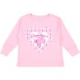 thumbnail image 3 of Inktastic Grandma's Sweetie Pie with Pink Hearts Boys or Girls Long Sleeve Toddler T-Shirt, 3 of 5