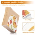thumbnail image 4 of Cute Dinosaur Apples Napkin Holders for Tables Napkin Stand Paper Holder Organizer Tabletop Tissue Box Dispenser, 4 of 8