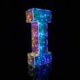 thumbnail image 4 of DAMAI 26 Letter LED Marquee Letter Lights Light Up Letters Glitter Alphabet Letter Sign Battery Powered for Night Light Birthday Party Wedding Gifts Home Bar Christmas Valentine's Day Decoration, 4 of 9