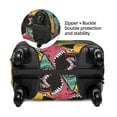 thumbnail image 4 of Bixox Washable Angry Shark Pattern Printed Luggage Cover, Fashion Suitcase Protector Fits for Small luggage, 4 of 8