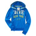 thumbnail image 1 of Sudadera con capucha Aeropostale New York FZ para mujer azul grande Aeropostale, 1 of 2