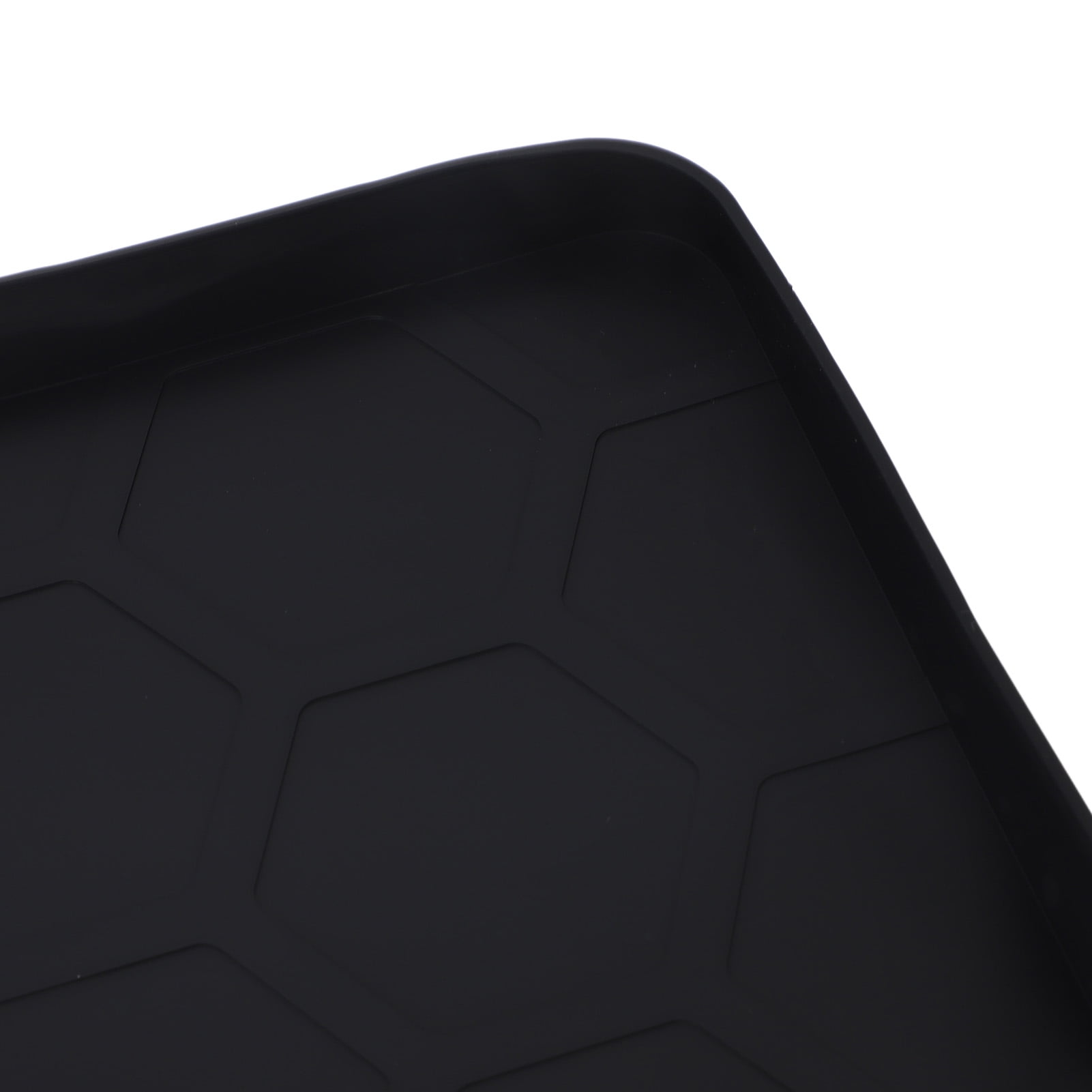YAHHU Fridge Silicone Mat, 23.6x23.6x0.8in / 60x60x2cm Refrigerator Silicone Mat Under Washing Machine Pad Waterproof for Kitchen Appliances
