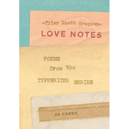 Love Notes: 30 Cards (Postcard Book) : Poems from the Typewriter