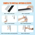 thumbnail image 6 of VEVOR Aluminum Dock Ladder Flip-Up Boat Dock Ladder 5 Steps with 350lbs Load, 6 of 9