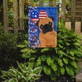 thumbnail image 2 of Apricot Pug USA American Flag Garden Size, 2 of 5