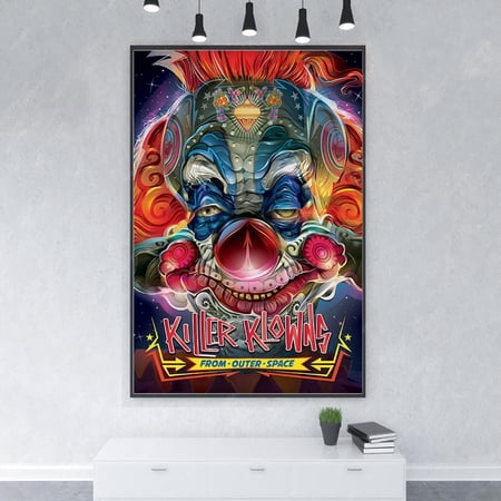 Onimhouse Poster Killer Klowns From Outer Space (1988) Movie Poster Print, Wall Decor Printings, Modern Wall Decor Poster, Wall Art , Poster-UNFRAMED