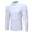 White, variant on Gift for Him Oalirro Long Sleeve Tee Shirts for Men New Autumn and Winter High-neck Solid Color Slim Long-sleeved Men's Bottoming Shirt