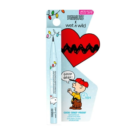 Wet N Wild Peanuts Breakup Proof "Good Grief" Proof Waterproof Liquid Eyeliner