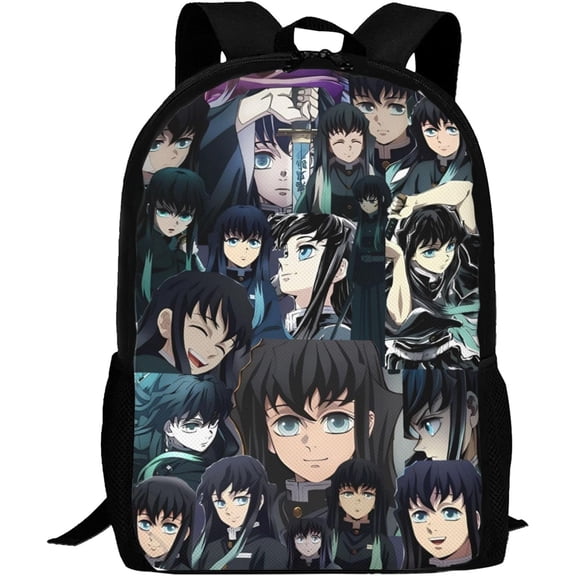 Muichiro Tokito Backpack,3d Print Laptop Backpack Lightweight Casual Daypack Bookbag Multi-Function Travel Backpack 16.5 In