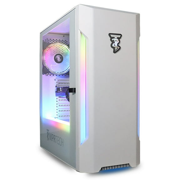 ViprTech Avalanche 2.0 PC de Jeu - AMD Ryzen 7 (4,1 GHz), AMD RX 580 8 Go, 16 Go DDR4, 512 Go SSD, Blanc