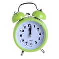 thumbnail image 1 of Reloj de noche clásico silencioso con luz nocturna verde, 1 of 6