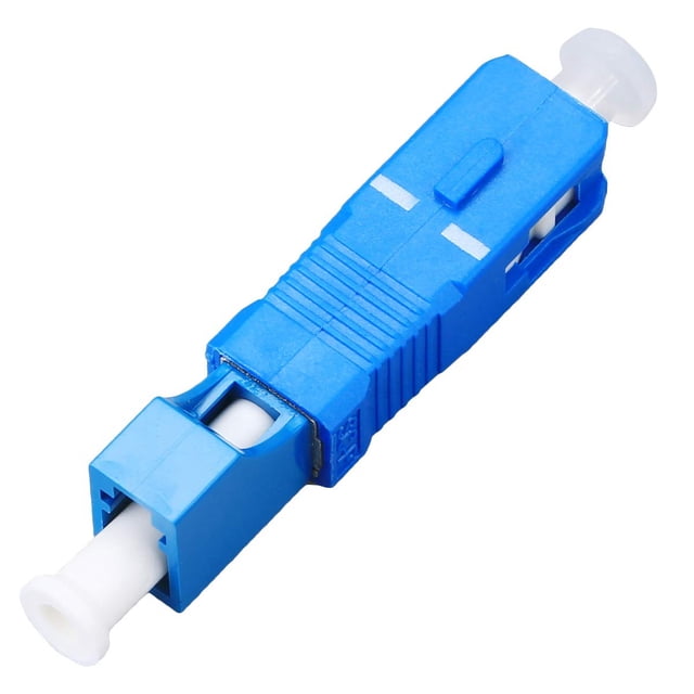 Optical Equipment Tool LC Female to SC Male Hybrid Flange Singlemode 9/125 SM Optical Fiber Adapter Connector