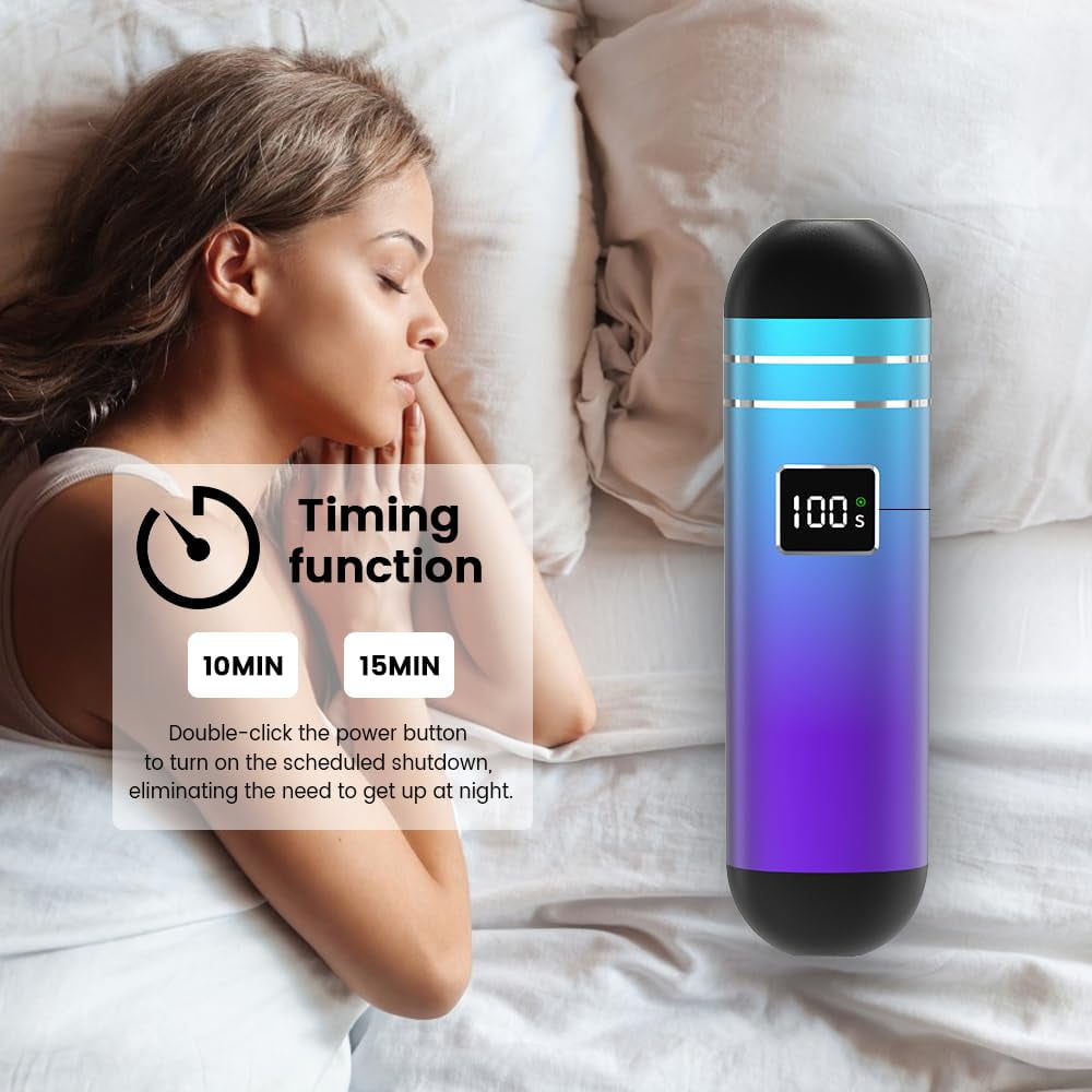 Bluetooth Bone Conduction Pillow Speaker for Sleeping Aid, Portable Wireless Speaker with 32GB Memory, Long Battery Life and LED Display