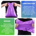 thumbnail image 4 of Purple Poly Mailers, Waterproof Shipping Bags, 50 Count, 14.5 x 19 in, 4 of 7