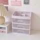 thumbnail image 5 of Caja de Almacenamiento de Escritorio ANGGREK Cajones Organizadores de Maquillaje Transparente 3 Niveles, 5 of 7
